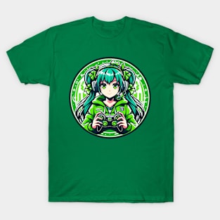 Eco friendly gamer girl T-Shirt